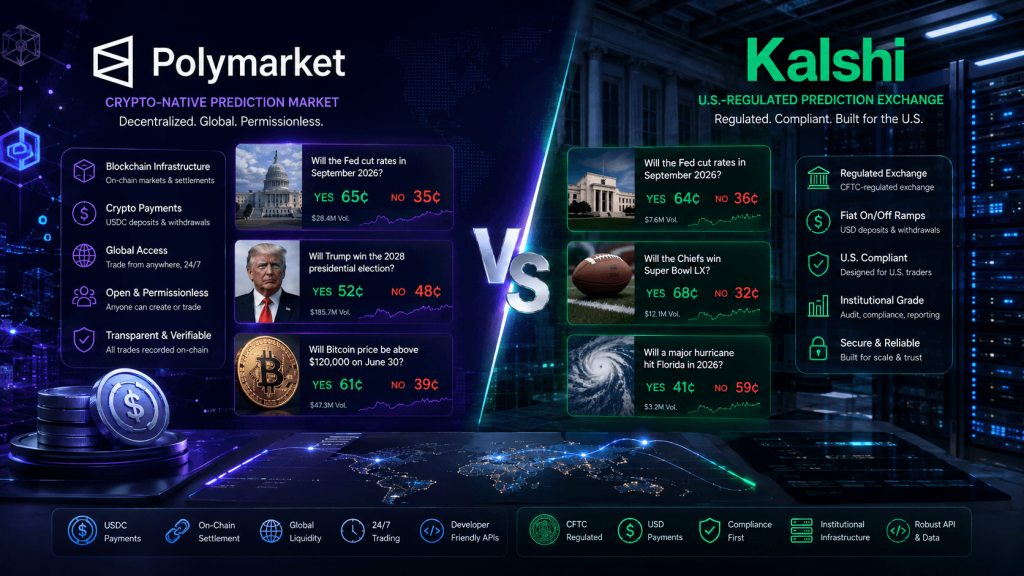 Polymarket vs Kalshi in 2026 Full Prediction Market Comparison