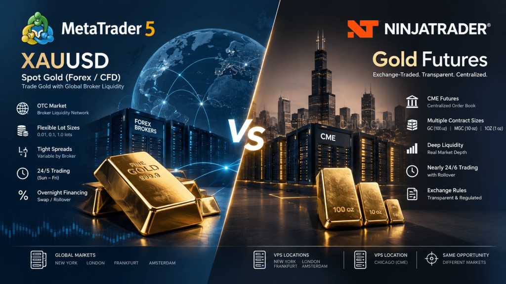 XAUUSD vs Gold Futures
