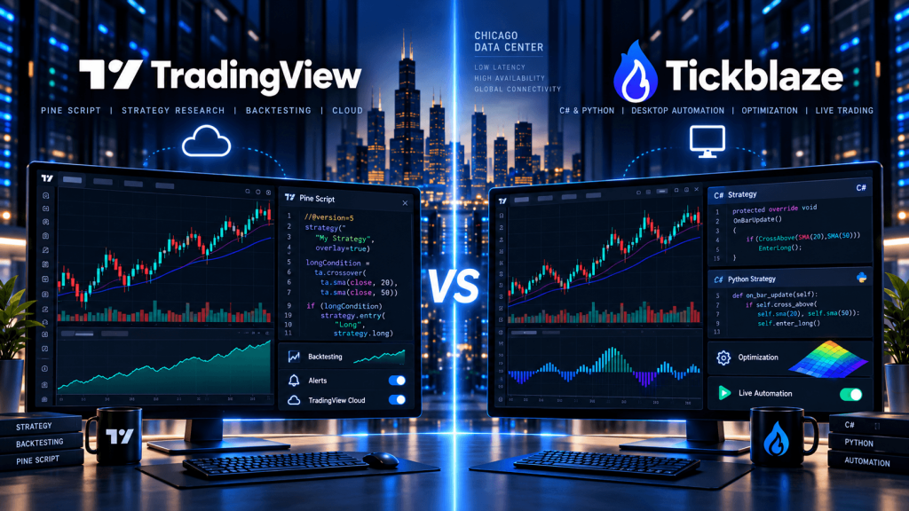 TradingView vs Tickblaze for algo trading